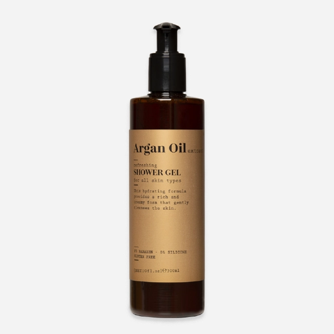 ARGAN OIL DISPENSER STAND ALONE 300ml ΚΡΕΜΑ ΜΑΛΛΙΩΝ