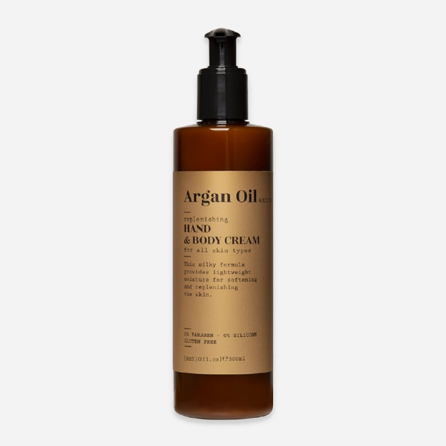 ARGAN OIL DISPENSER STAND ALONE 300ml  ΚΡΕΜΑ ΧΕΡΙΩΝ &ΣΩΜΑΤΟΣ