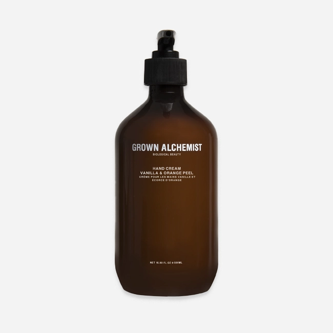 GROWN ALCHEMIST AMBER DISPENSER STAND ALONE 500ml ΚΡΕΜΑ ΧΕΡΙΩΝ