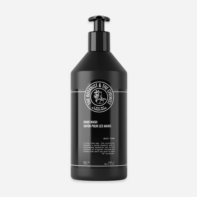 BOTANIST&CHEMIST SPICY THYME DISPENSER 500ml ΥΓΡΟ ΣΑΠΟΥΝΙ ΧΕΡΙΩΝ