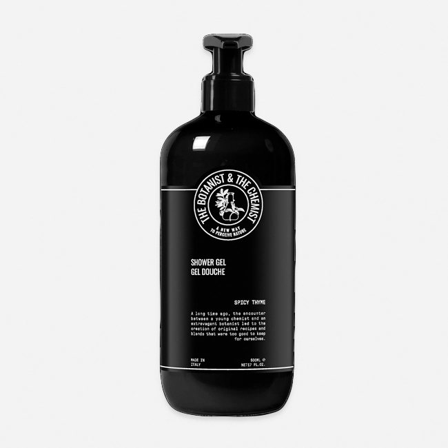 BOTANIST&CHEMIST SPICY THYME DISPENSER  STAND ALONE 500ml  ΑΦΡΟΛΟΥΤΡΟ
