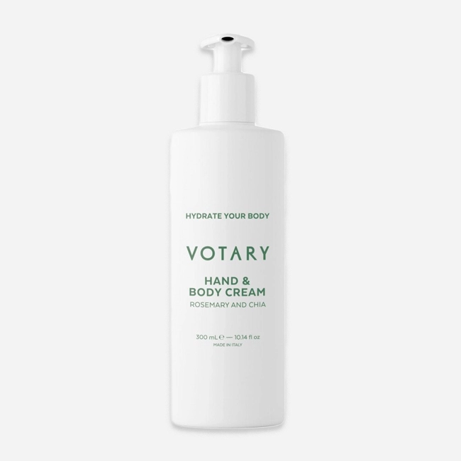 VOTARY ROSEMARY AND CHIA  DISPENSER  300ml ΚΡΕΜΑ ΧΕΡΙΩΝ&ΣΩΜΑ