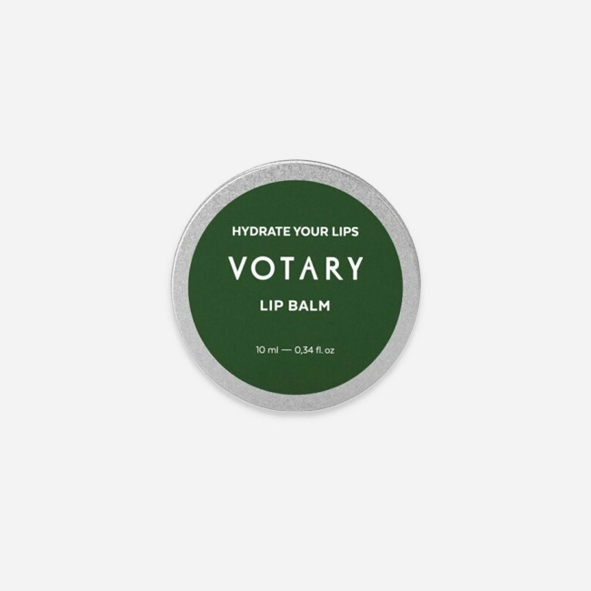 VOTARY ROSEMARY AND CHIA  ALUMINIUM JAR 10ml LIP BALM