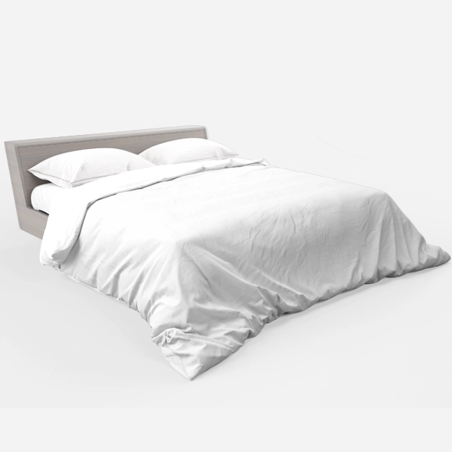 DUVET COVER KING 270X250cm TC300 CVC OPEN STYLE